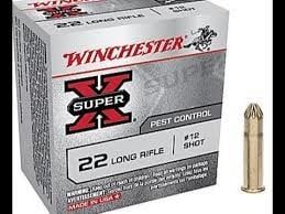 Winchester .22 LR #12 shot
