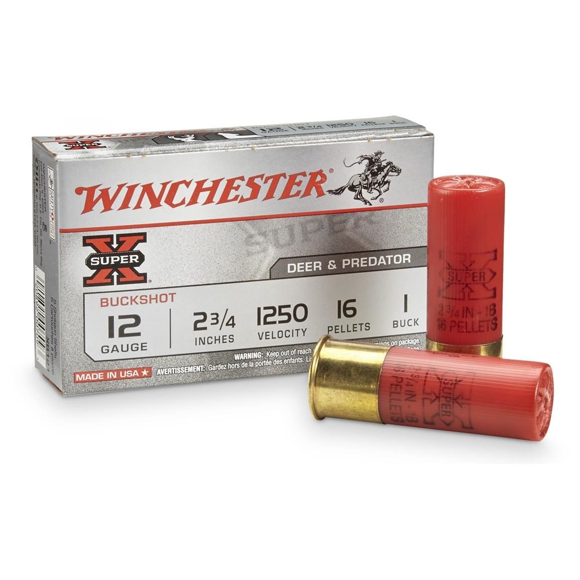 Winchester 12ga 2 3/4 1buck