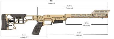 MDT LSS-XL Gen2 Chassis System-Savage SA-Right Handed-Fixed Interface Cerakote FDE
