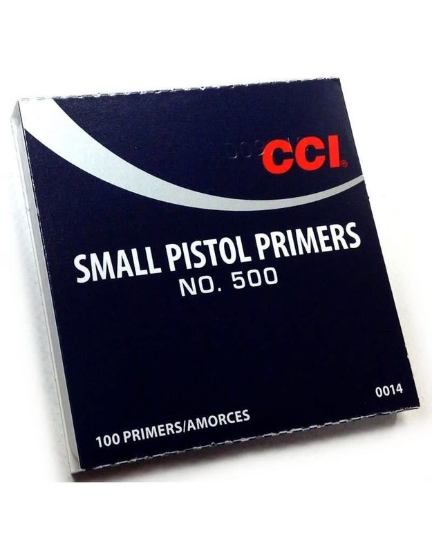 CCI Small Pistol Primers NO. 500 1000ct