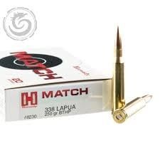 Hornady Match Rifle Ammo 338 Lapua Mag 250GR BTHP