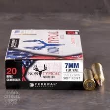 Federal Non-Typical Rifle Ammo 7mm Rem Mag 150GR Point 20Rds Federal Non-Typical Rifle Ammo 7mm Rem Mag 150GR Point 20Rds