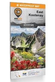 BRMB East Kootenay BC Waterproof Map