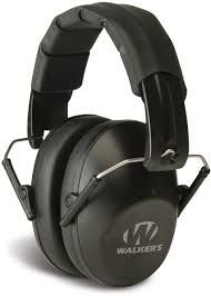 Walkers Pro-Low Profile Folding Muffs Black