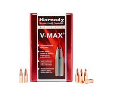 Hornady V-MAX Varmint Bullets 22 .224 55Gr 100Rnd