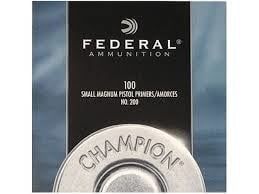 Federal Small Pistol Primers 100ct