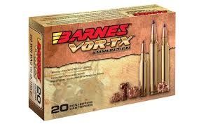 Barnes Vor-TX Rifle Ammo 7mm Rem TTSX BT 150Gr 20ct Barnes Vor-TX Rifle Ammo 7mm Rem TTSX BT 150Gr 20ct