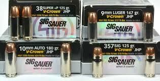Sig Sauer Sierra Handgun Bullets 45Cal 200Gr JHP V-Crown