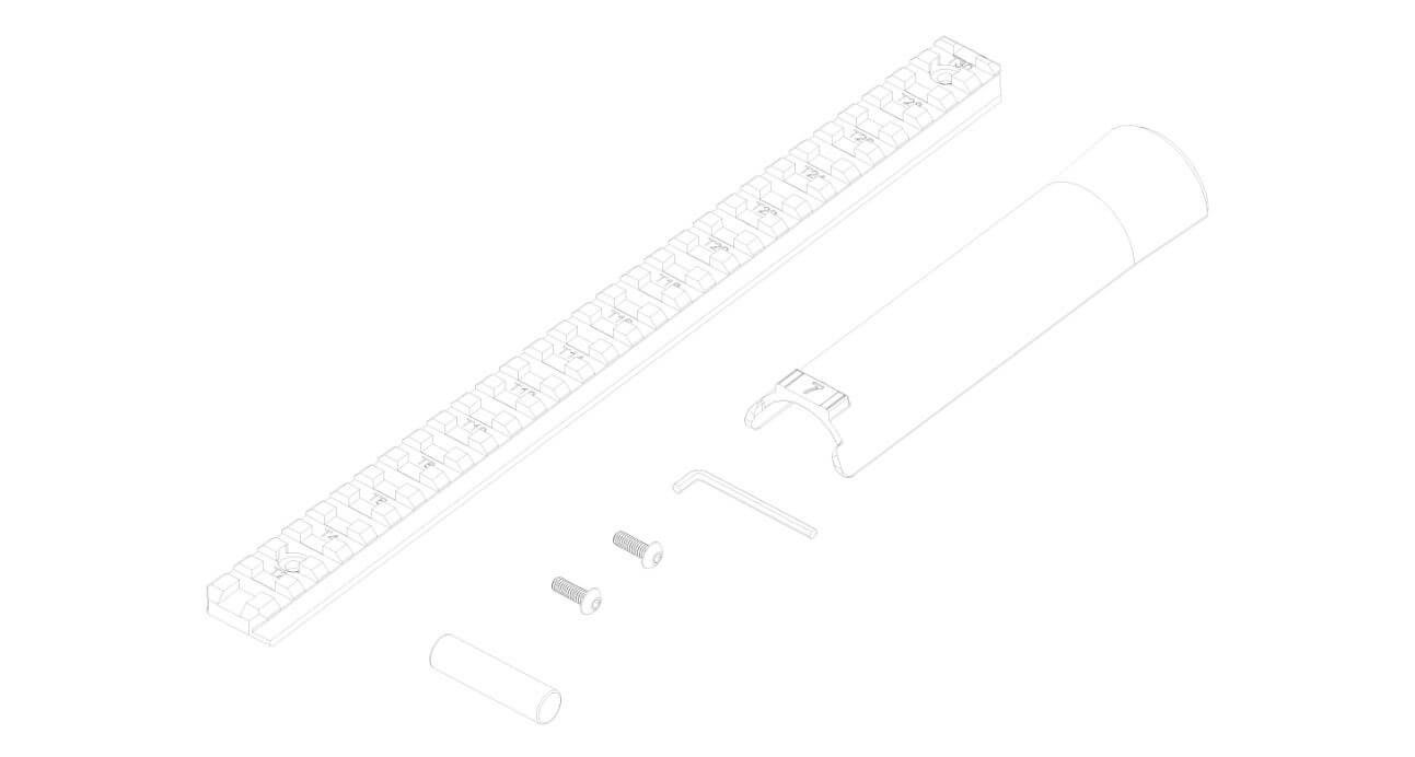 KEL-Tec KS7-1142 Picatinny Rail Kit