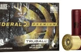 Federal Vital-Shok Truball Rifled Slugs 12GA 2 3/4  1600fps
