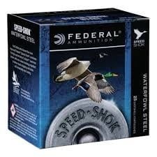 Federal Speed Shok Waterfowl Shotshell 12 GA 1/8oz 2 Shot 25 Rnd