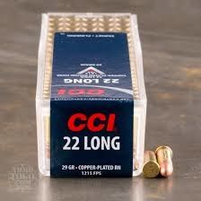 CCI 22 long 100rds cp rn fps gr CCI 22 long 100rds cp rn fps gr
