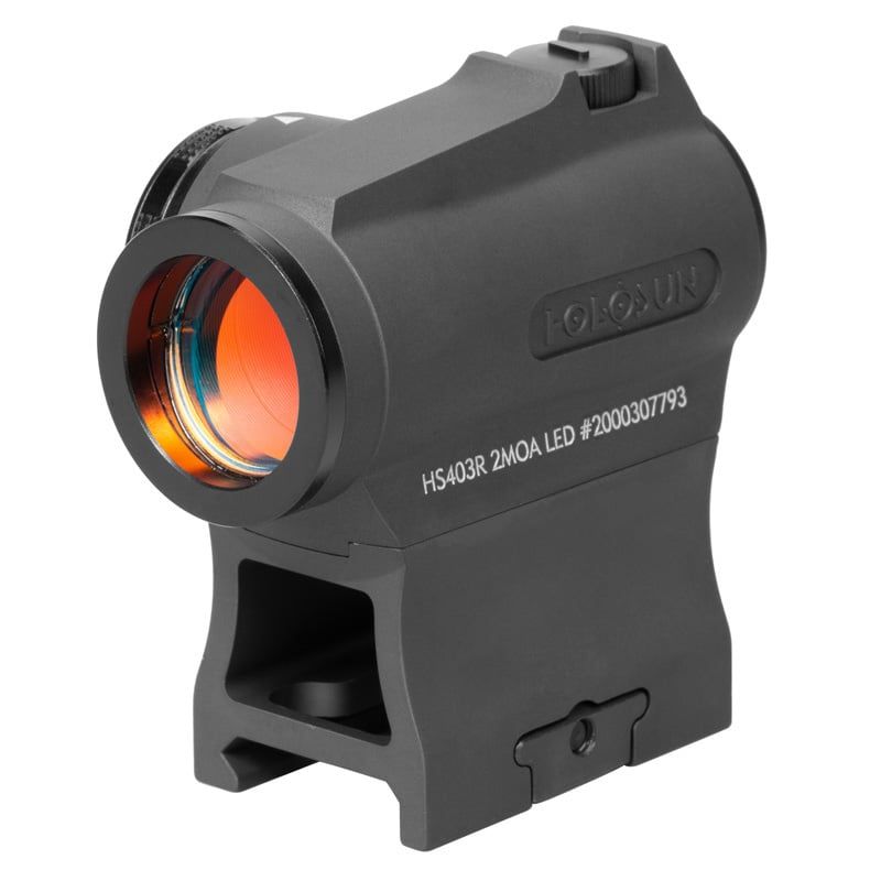Holosun 2 MOA Dot Sight With Rotary Switch HS403R