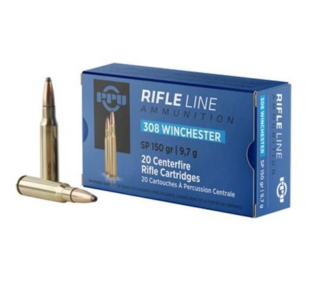 PPU PP3081Rifle Ammo .308 WIN SP 150gr