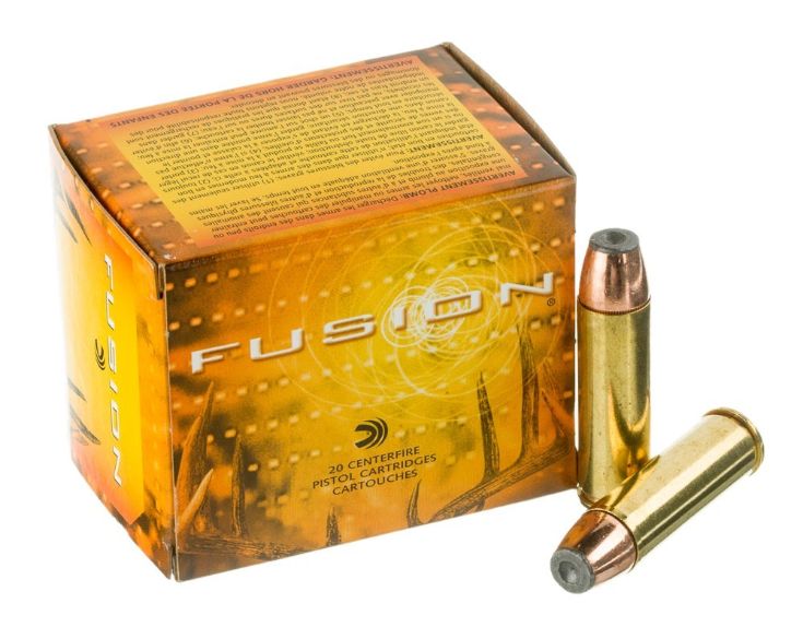 Fusion Pistol Ammo 500 S&amp;W, SP, 325 Gr, 1450 fps, 20 Rnd, Boxed