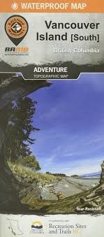BRMB Vancouver Island South BC Waterproof Map