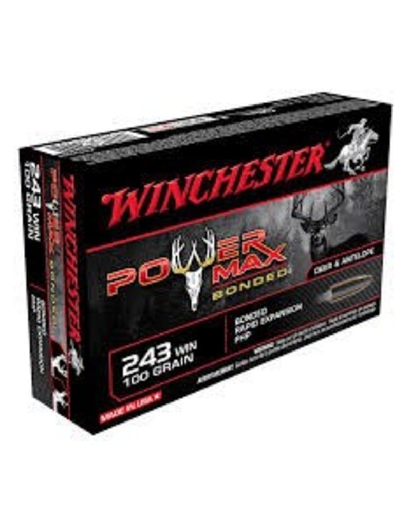 Winchester 243 Win 100 GR Power Max Bonded