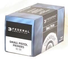 Federal Small Pistol Primers 1000ct