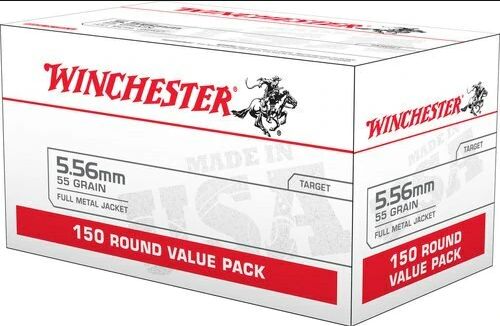 Winchester 223 Rem 55GR FMJ 150RDS Target