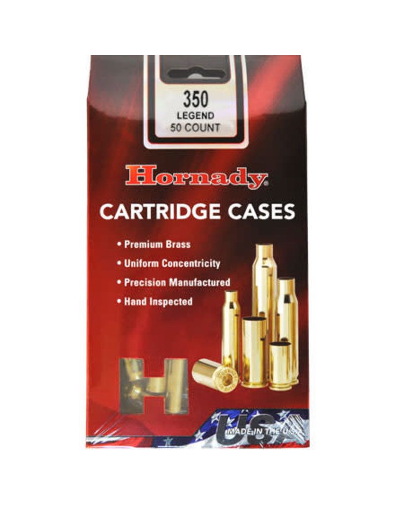 Hornady 350 Legend Unprimed Cartridge Cases 50ct