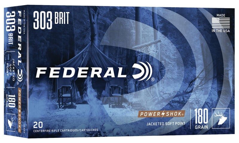 Federal 303 BRIT Power-Shok JSP 180 GR