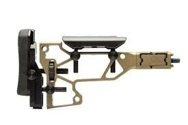 MDT Skeleton Rifle Stock-Fixed Interface SRS Standard-Cerakote FDE
