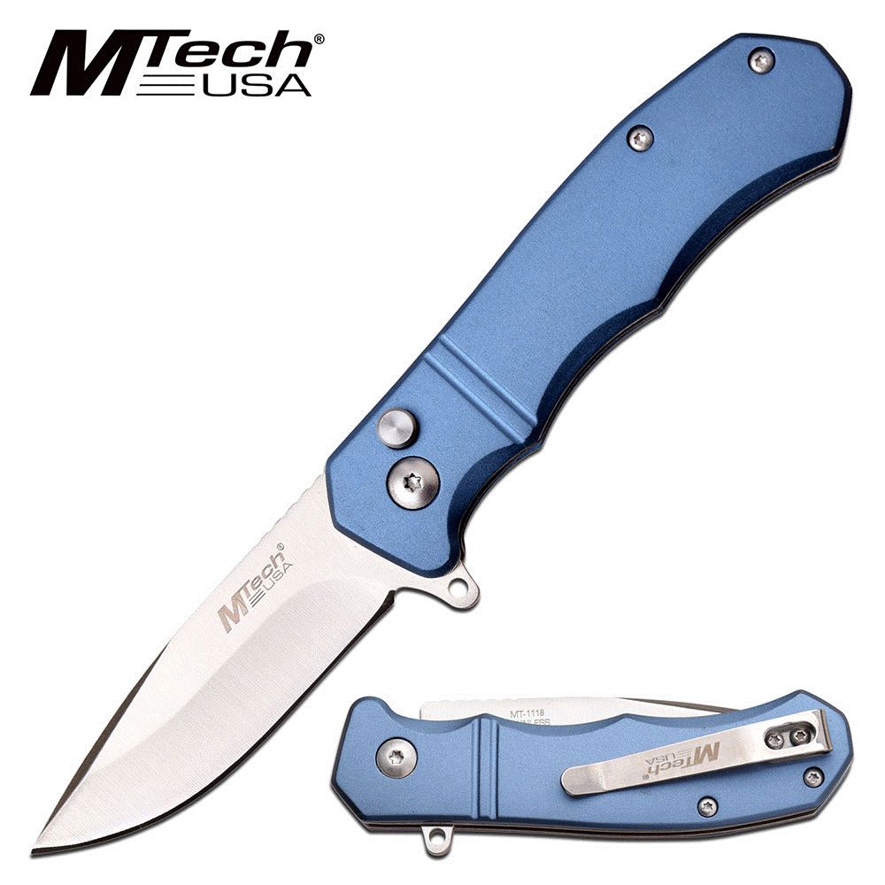 MTech Manual Folder 4" Blue