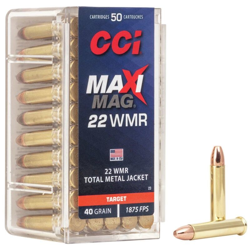 CCI 22WIN MAG 40GR Maxi-Mag Total Metal Jacket Target