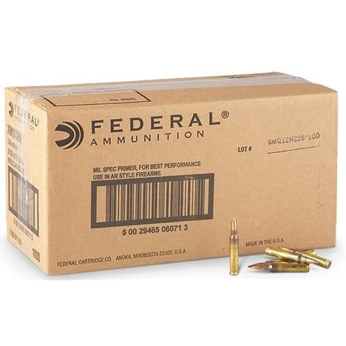 Federal XM 193 American Eagle Rifle Ammo 5.56 NATO