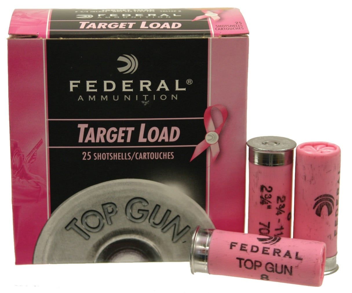 Federal Top Gun Target Shotshell 12 GA 2-3/4 1-1/8oz # 8 1145 fps 250ct