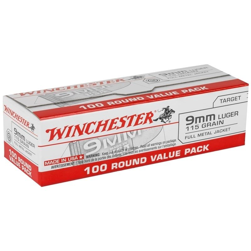 Winchester 9mm Luger 115GR 100RDS
