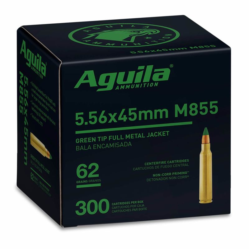Aguila 5.56 Green Tip Bulk Pack 300rds Bulk Pack