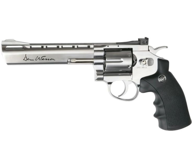 ASG Airgun GNB Co2 4.5mm Dan Wesson 6" Silver Revolver