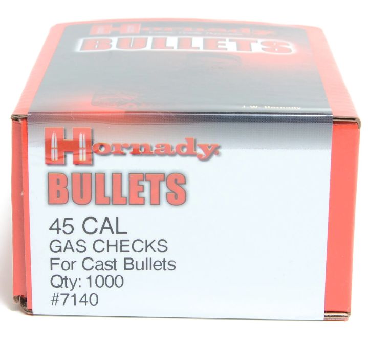 Hornady 45 Cal Bullets Gas Checks 1000ct