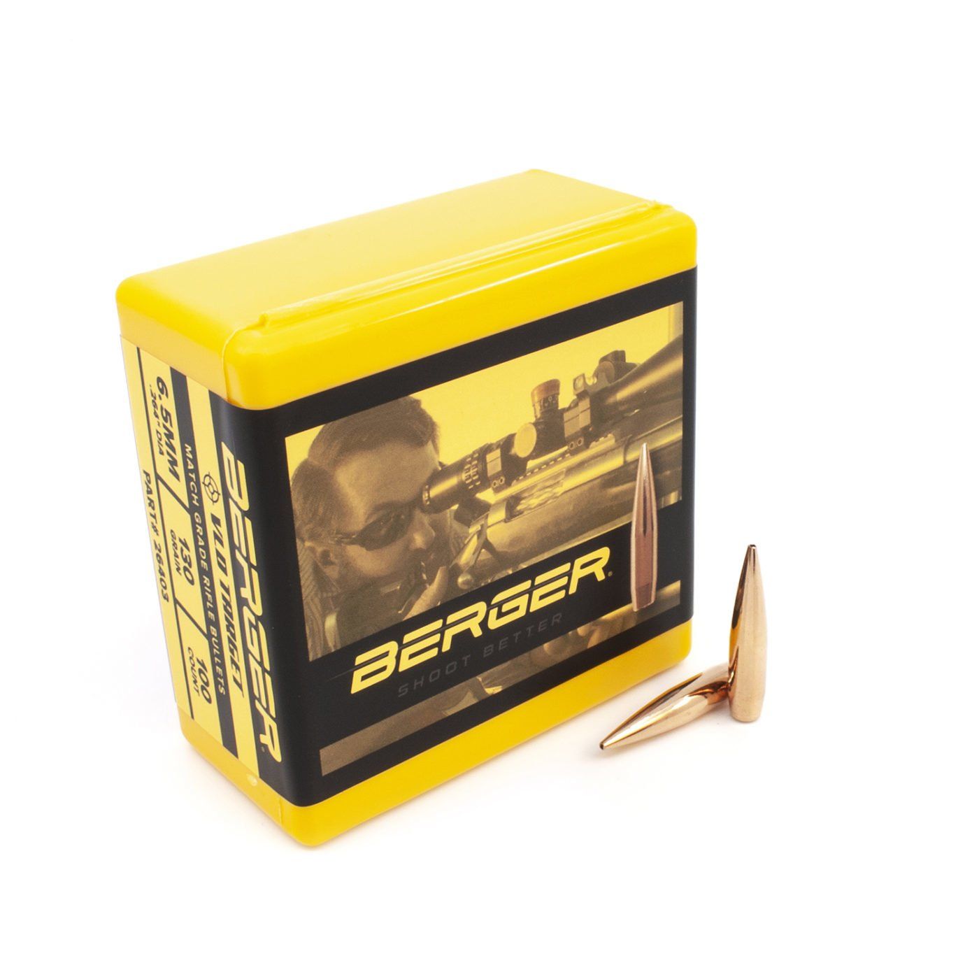 Berger .264 DIA 130GR Match Target VLD 100ct