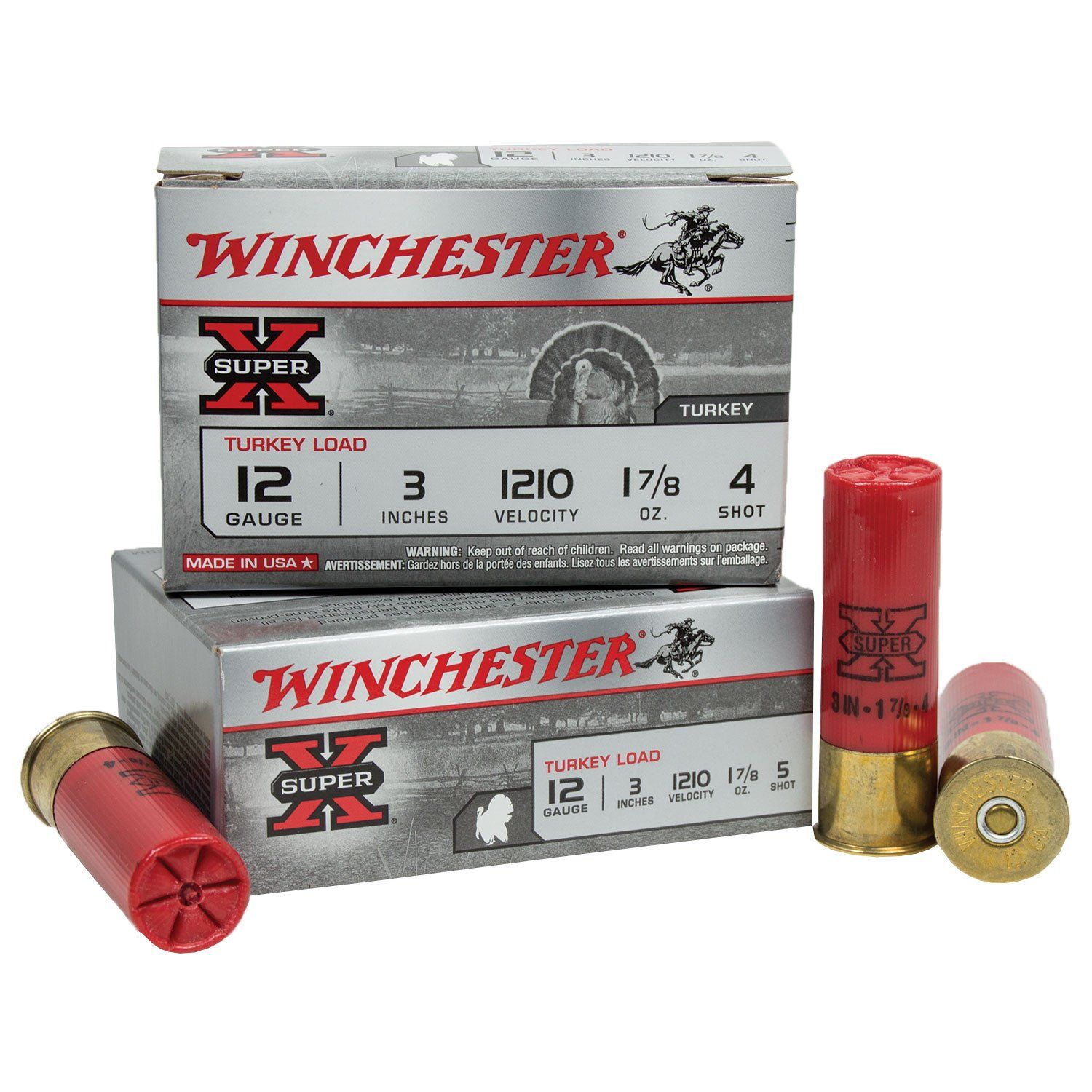 Winchester 12GA #4 Shot Turkey Load 3" 1-3/4oz 10RDS — Siwash Sports