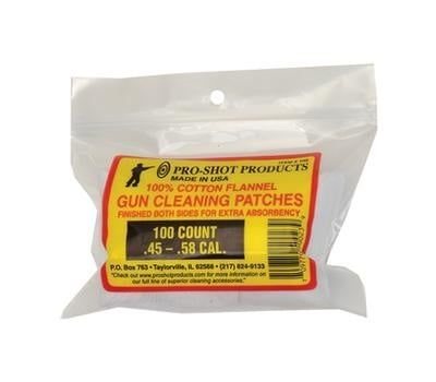 Pro-Shot 45-58 Cal100ct Shopline BP Patches