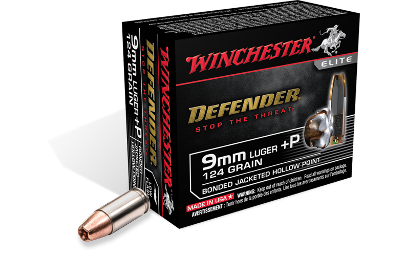 Winchester Defender Elite Pistol Ammo 9mm 147GR 20 Rounds
