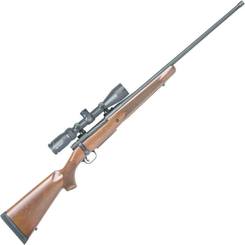 Mossberg 28127 Patriot Bolt Action Rifle 7mm REM MAG 24" Barrel Walnut Stock 3+1 Combo vortex Crossfire 3-9x40 Scope