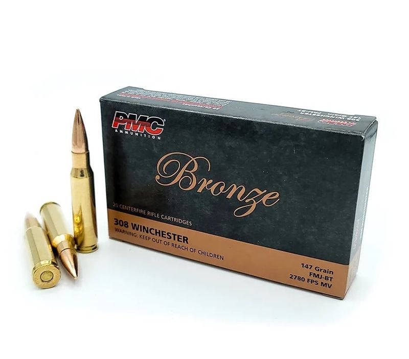 PMC Bronze 308 WIN 147GR FMJ-BT 20 Rds