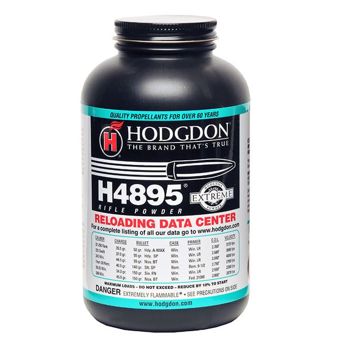 Hodgdon H4895 Extreme Smokeless Rifle Powder