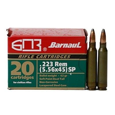 Barnaul .223 Rem SP 62GR 500ct