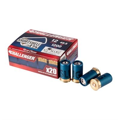 Challenger 12 GA Super Short Shell 1200FPS 1 3/4 Slug 20ct