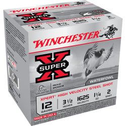 Winchester Super-X Shotshell 12 GA 3-1/2 1-1/4oz 1625 FPS 20 Rounds