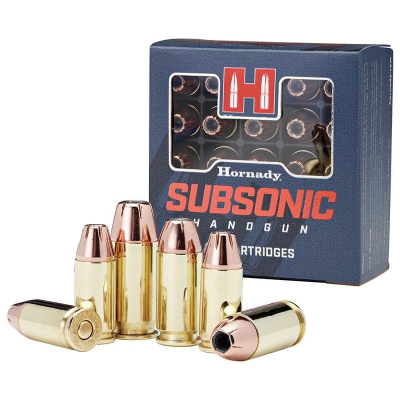 Hornady Subsonic Pistol Ammo 9mm Luger 147GR XTP