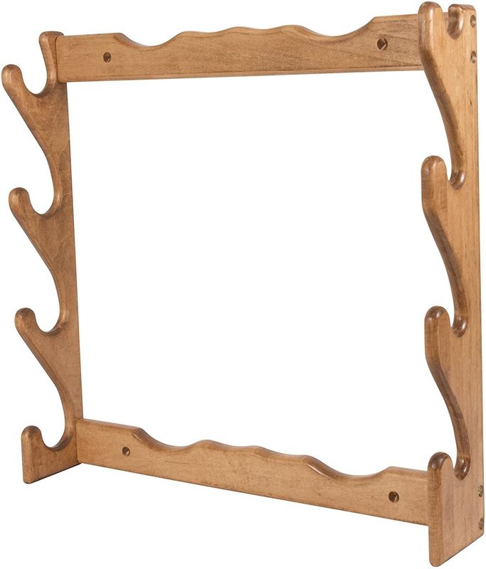 Allen 4 Gun Wooden Wall Rack 24.5" H x 24.5" W
