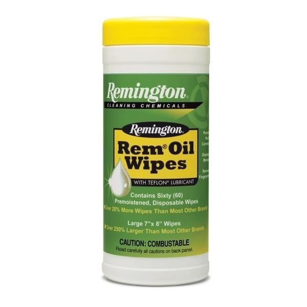 Remington Oil Wipes 60 pack