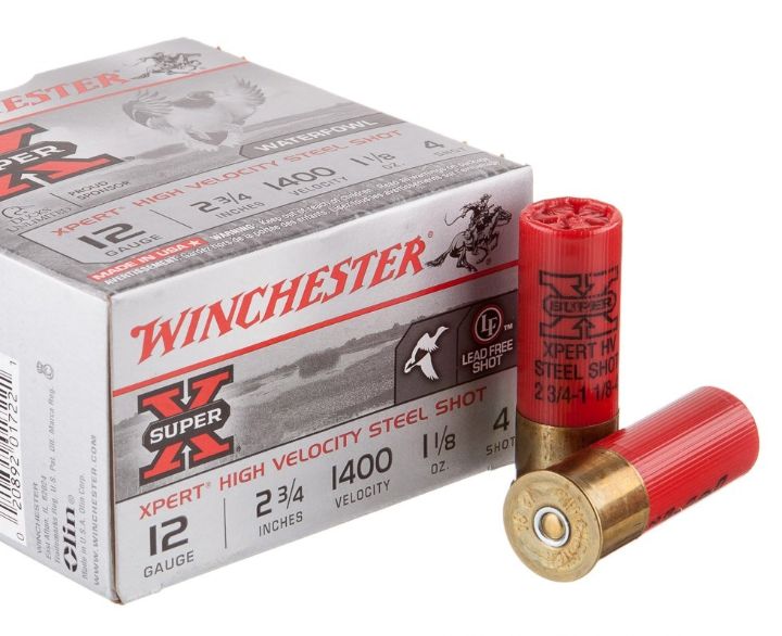 Winchester Super-X Xpert Shotshell 12 GA 2-3/4" No. 4, 1-1/8oz, 1400 fps 25ct