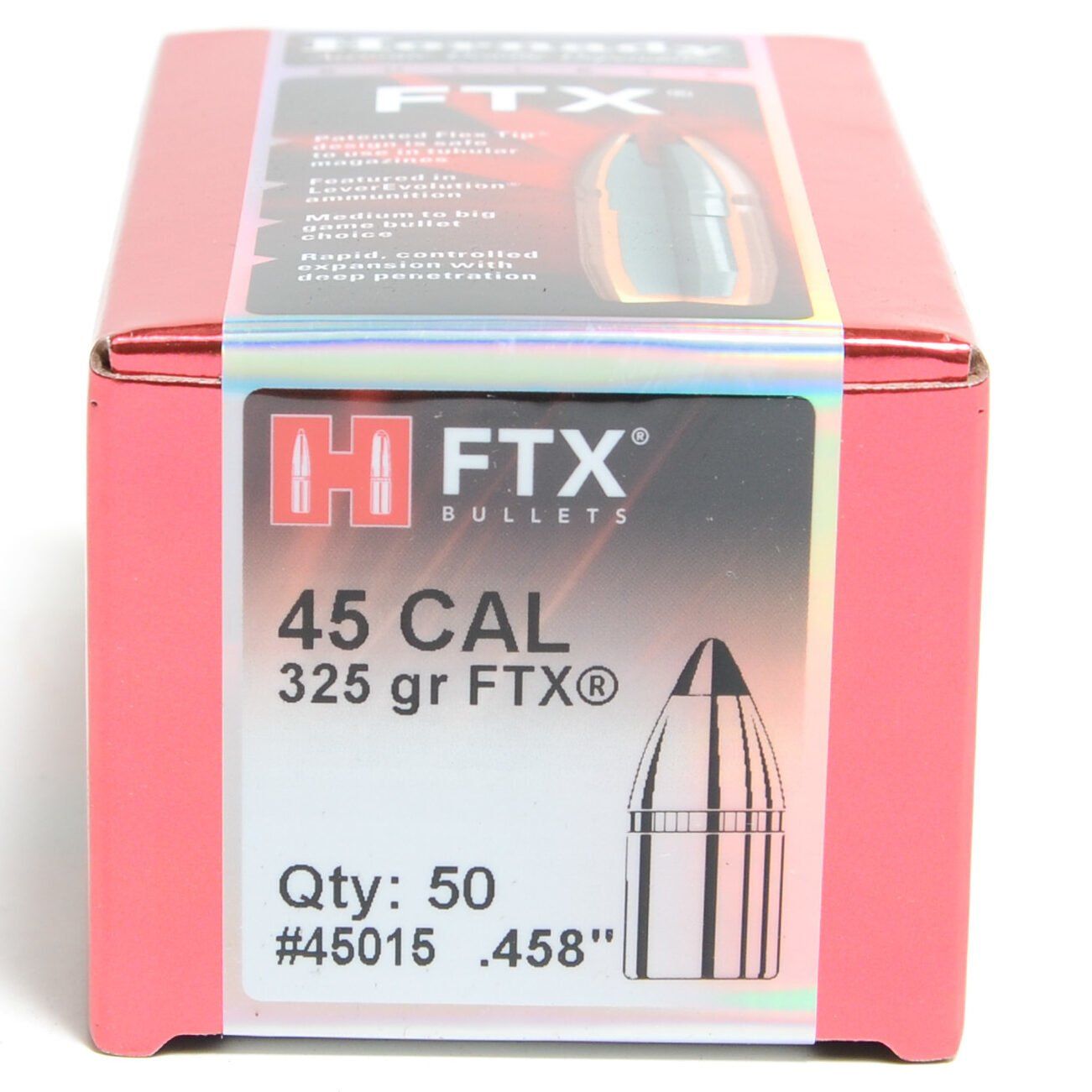 Hornady FTX Flex Tip Rifle Bullets 45 Cal 325 GR 50ct