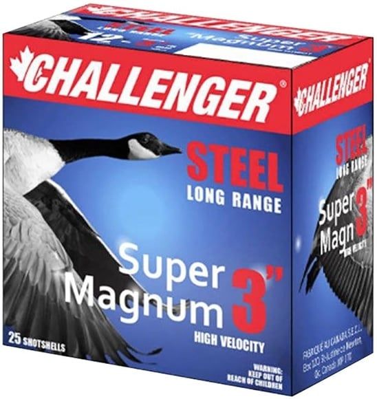 Challenger Ammo 50172 Super Magnum 5017 Shotshell 12 GA 3" #2 1-1/8 oz 1550 fps 25 Rnd